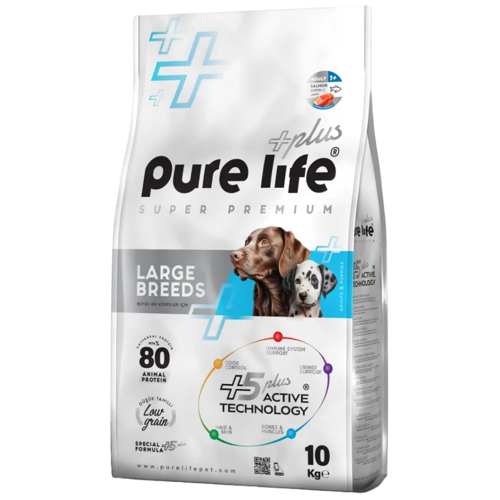 PURELIFE L.BREEDS PUPPY DOG 28-16 SALMON 10KG.webp