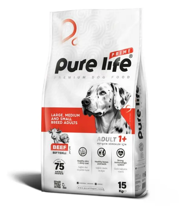 PURELIFE ADULT DOG 18-7 BEEF 15KG.webp