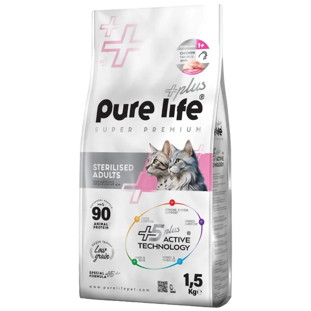 PURELIFE STERILIZED CAT 32-15 CKN 1.5KG.webp