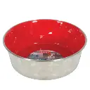 Diamonds Stainless Non-Slip Dog Bowls Red, 550 ml.webp