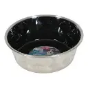 Diamonds Stainless Non-Slip Dog Bowls Black, 550 ml.webp