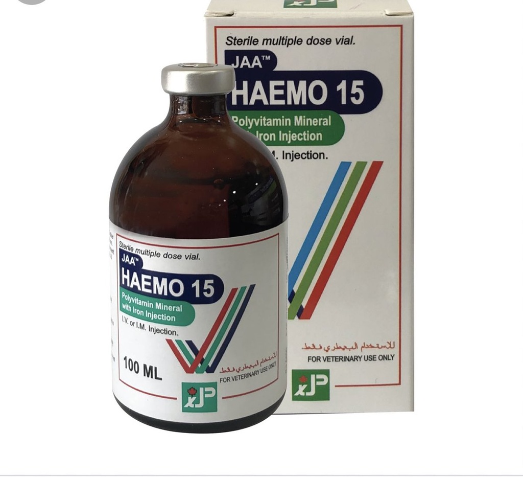 HAEMO 15 INJ 100ML JAAهيمو