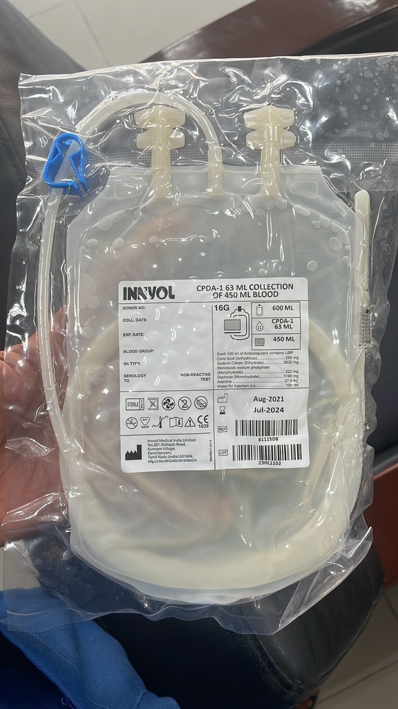 Blood bag innovelكيس دم