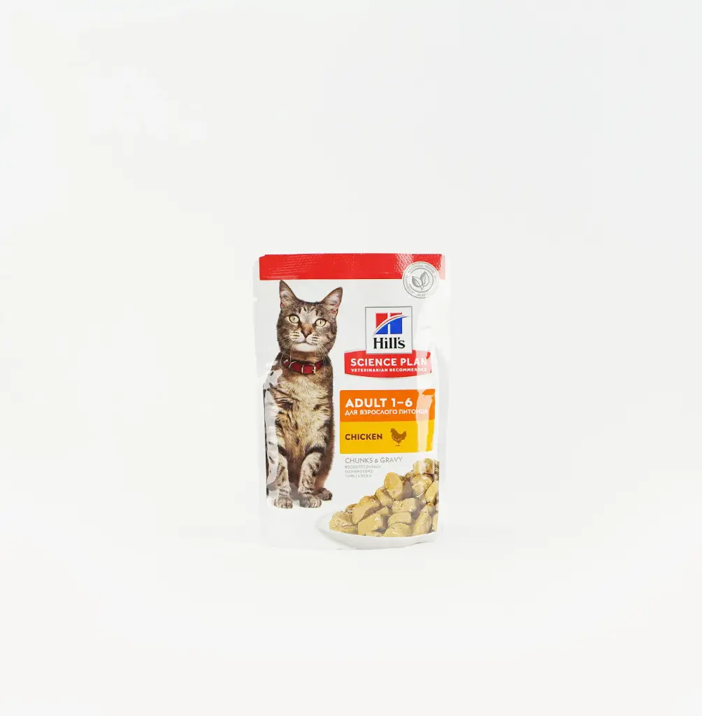 Hills-SP Fel Adt CKn 85G طعام قطط بالدجاج