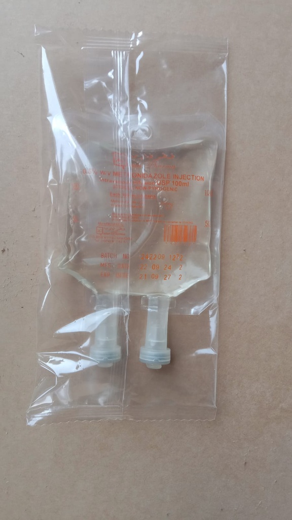 METRONIDAZOLE 0.5% 100ML BAGميترونيدازول