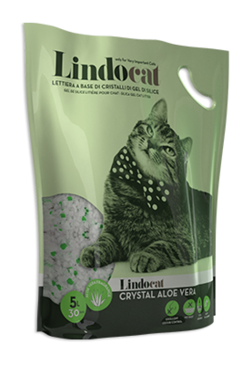 LINDOCAT CRYSTAL ALOE VERA SCENT(SILICAGEL) 5Lليندوكات