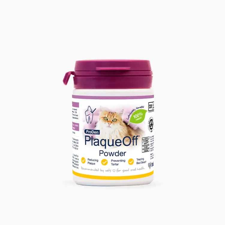 ProDen PlaqueOff Powder for Cats 40 gبلاك أوف كات