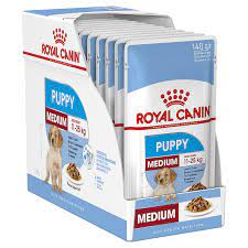 RC,MEDIUM PUPPY WET FOOD POUCHES 85Gجرو متوسط