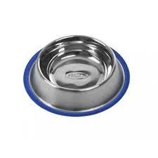BUSTER STAINLESS STEEL BOWL BLUE BASE 2.80Lوعاء من الفولاذ المقاوم للصدأ بقاعدة زرقاء