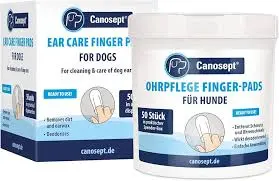 CANOSEPT EAR CARE FINGER 50PADS/DOGSمنصات