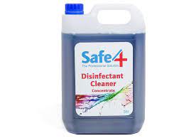 Safe4 Concentrated Disinfectant Cleaner, Apple Scent, 5 Lمطهر ومنظف