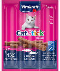 CAT STICKS MINI COD & TUNA 18Gالعصي
