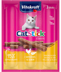 CAT STICK MINI POULTRY & LIVER 18Gعصا القط