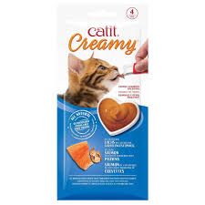 CATIT CREAMY LICKABLE TREATS-SALMON & PRAWNSكاتيت