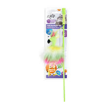 Furry Ball Fluffy Bird Wand Pink رقيق