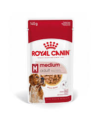 RC,MEDIUM ADULT GRAVY WET FOOD POUCHES 140Gميديم ادلت