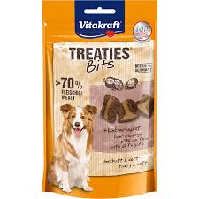 DOG TREATIES BITS LIVER SAUSAGE 120Gسجق الكبد
