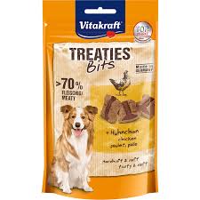 DOG TREATIES BITS CHICKEN 120Gقطع الدجاج