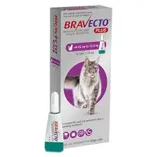 BRAVECTO PLUS CAT 500MG 6.25-12.5KGبرافيكتو