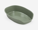 Gemini Cat Litter Tray - 28 x 42 x 9 cm/Greenصندوق فضلات قطط