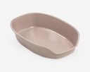 Gemini Cat Litter Tray - 28 x 42 x 9 cm/Pinkصندوق فضلات قطط