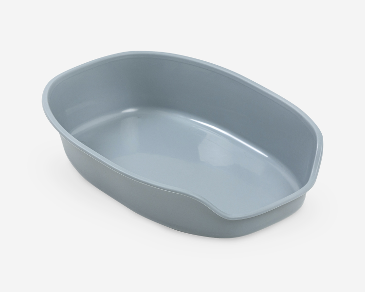 Gemini Cat Litter Tray - 28 x 42 x 9 cm/Light Blueصندوق فضلات قطط