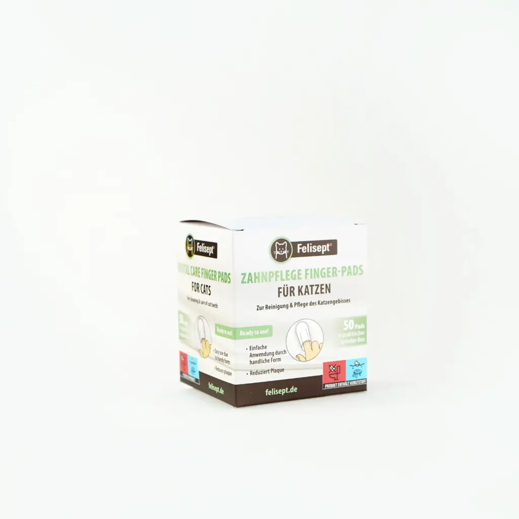 FELISEPT DENTAL CARE FINGER PADS FOR CATS 50PADSمنصات