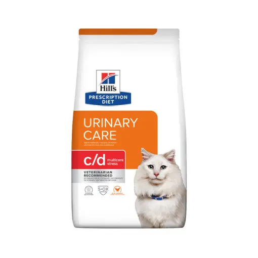 Hills-PD Fel c/d Strs Chicken 1.5KGطعام قطط سي دي