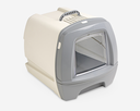 80's Cat Litter Box with Drawer Grey 50 x 40 x 42 cmصندوق فضلات قطط بدرج رمادي