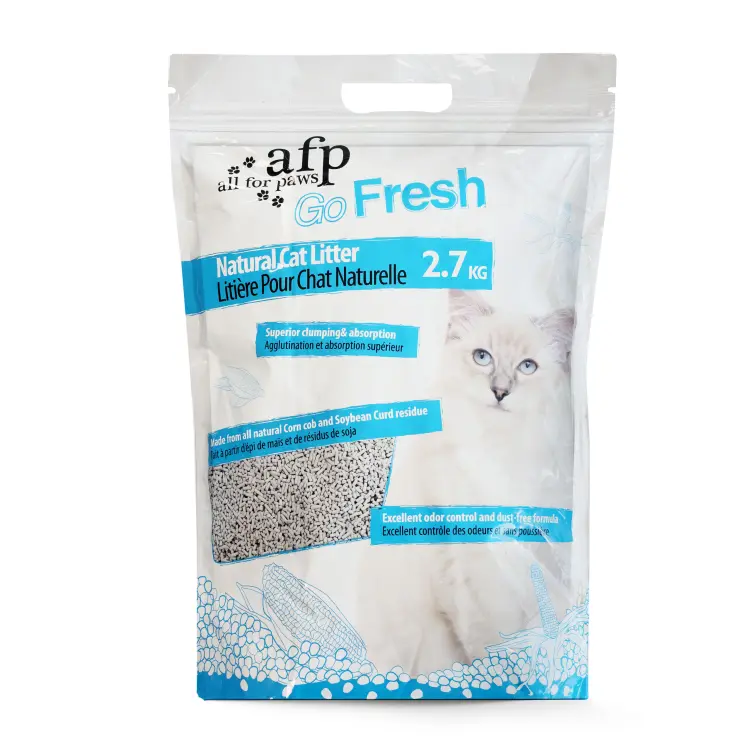 Clumping Natural Cat Litter Corn Cob 6 L, 2.7 kgفضلات القطط  