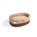 Oval Rope Cat Bed Tanسرير القطط