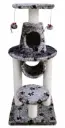 BONALTI Cat Play Tower Grey with Paw Printبونالتي كات بلاي تاور،رمادي