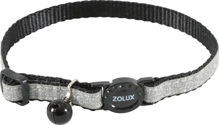 Shiny Nylon Collar Black طوق نايلون أسود
