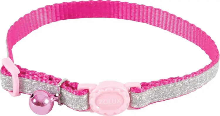 Shiny Nylon Collar Pinkياقة   