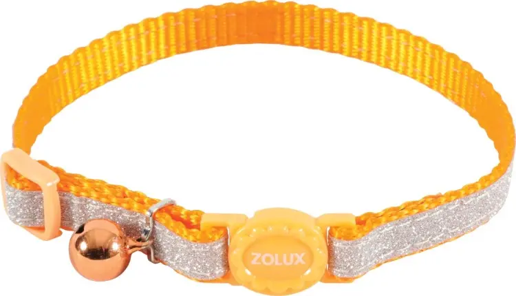 Shiny Nylon Collar Orange ياقة    