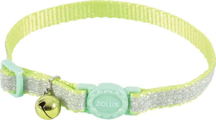 Shiny Nylon Collar Greenياقة     