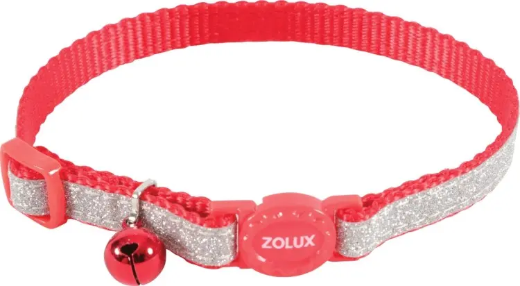 Shiny Nylon Collar Red ياقة      