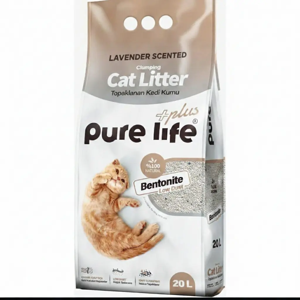 PURELIFE PLUS CAT LITTER LAVENDER SCENTED 20Lلافندر