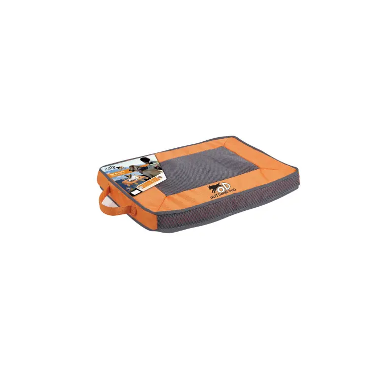 Quick Dry Outdoor Dog Mat Orange Smallحصيرة الكلب
