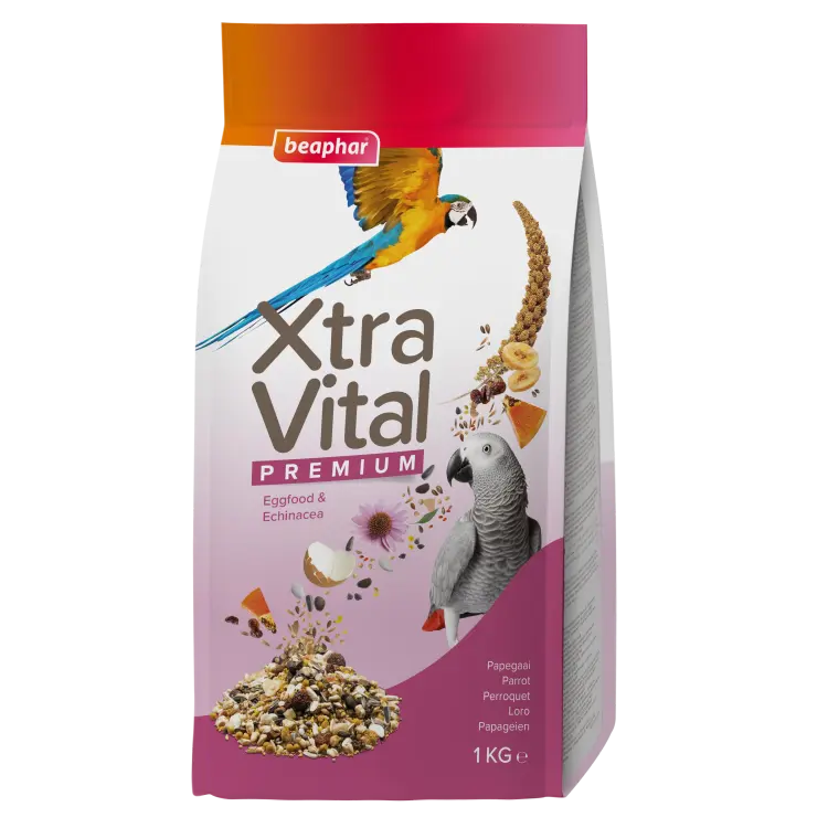 XtraVital Parrot Complete Bird Food 1 kg طعام الطيور 