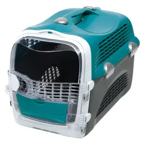 Cabrio Cat Carrier System Turquoiseكابريو حاملة قطط
