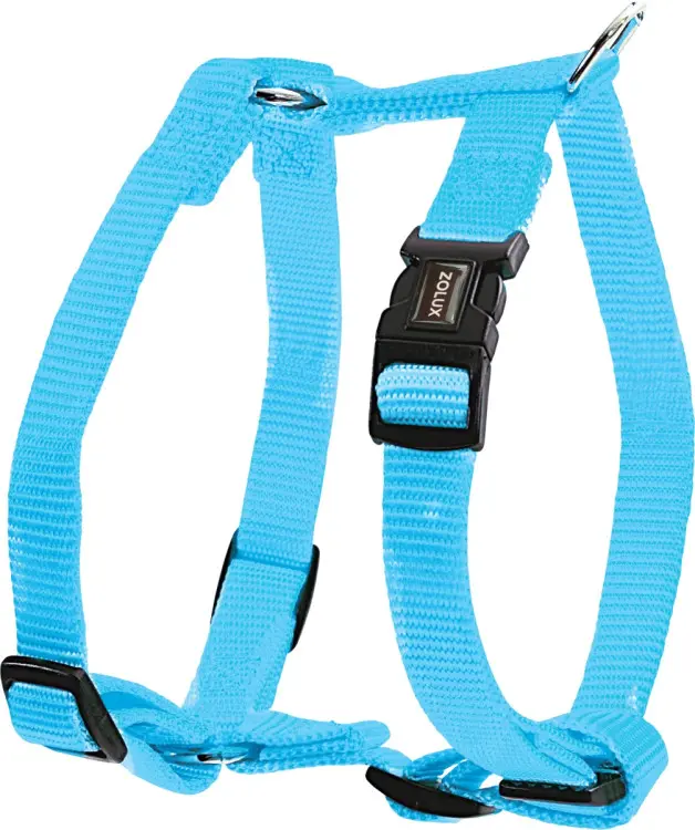 Nylon Adjustable Harness Turquoise, 10 mm     ياقة        