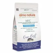 HFC CAT ADULT STER. SEA BASS & SEA BREAM 1.2KGسمك القاروص وسمك الدنيس