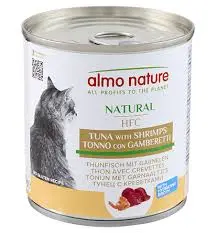 HFC NATURAL CATS TUNA & SHRIMPS 280Gتونة و جمبري     