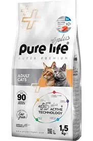 PURELIFE ADULT CAT 32/15 SALMON 1.5KGسلمون