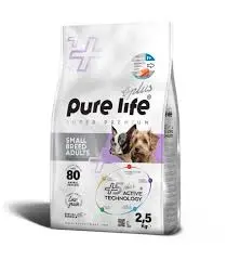 PURELIFE S.BREEDS ADT DOG SALMON 26/15 2.5KGطعام كلاب سلمون