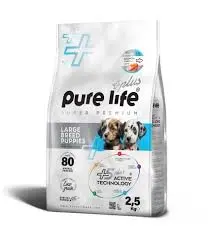 PURELIFE L.BREEDS PUPPY DOG 28/16 L&R 2.5KGطعام كلاب لحم الضأن مع رز