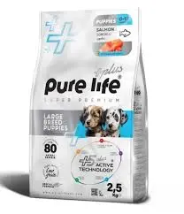 PURELIFE L.BREEDS PUPPY DOG 28/16 SALMON 2.5KGسلمون 
