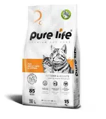 PURELIFE KITTEN CAT 28/11 CHICKEN 15KGطعام قطط دجاج