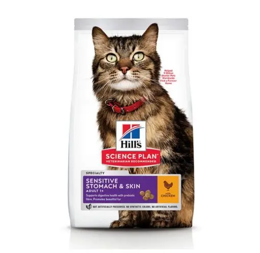 Hills-SP Fel Adt SenSt&SK CKn 3kgالقطط 